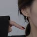 Asymmetric Tassel Women's Bow New Style, Small Fashion Grand, High-end, Light Luxury Earrings, Yiwu Accessories_ipsvogv.com