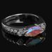 Ins High-end Niche Design Zircon Coral Bubble Horus Eye 2.0 Color Single Diamond Ring_ipsvogv.com