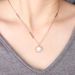 Fashionable Black And White Double-sided Titanium Steel Non Fading Necklace, Women's Versatile Jewelry, Gold Lock Bone_ipsvogv.com