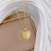 Titanium Steel 【 】 Love Flower Light Luxury Temperament Gorgeous Full Diamond Necklace Women's Versatile Collarbone 【 】_ipsvogv.com