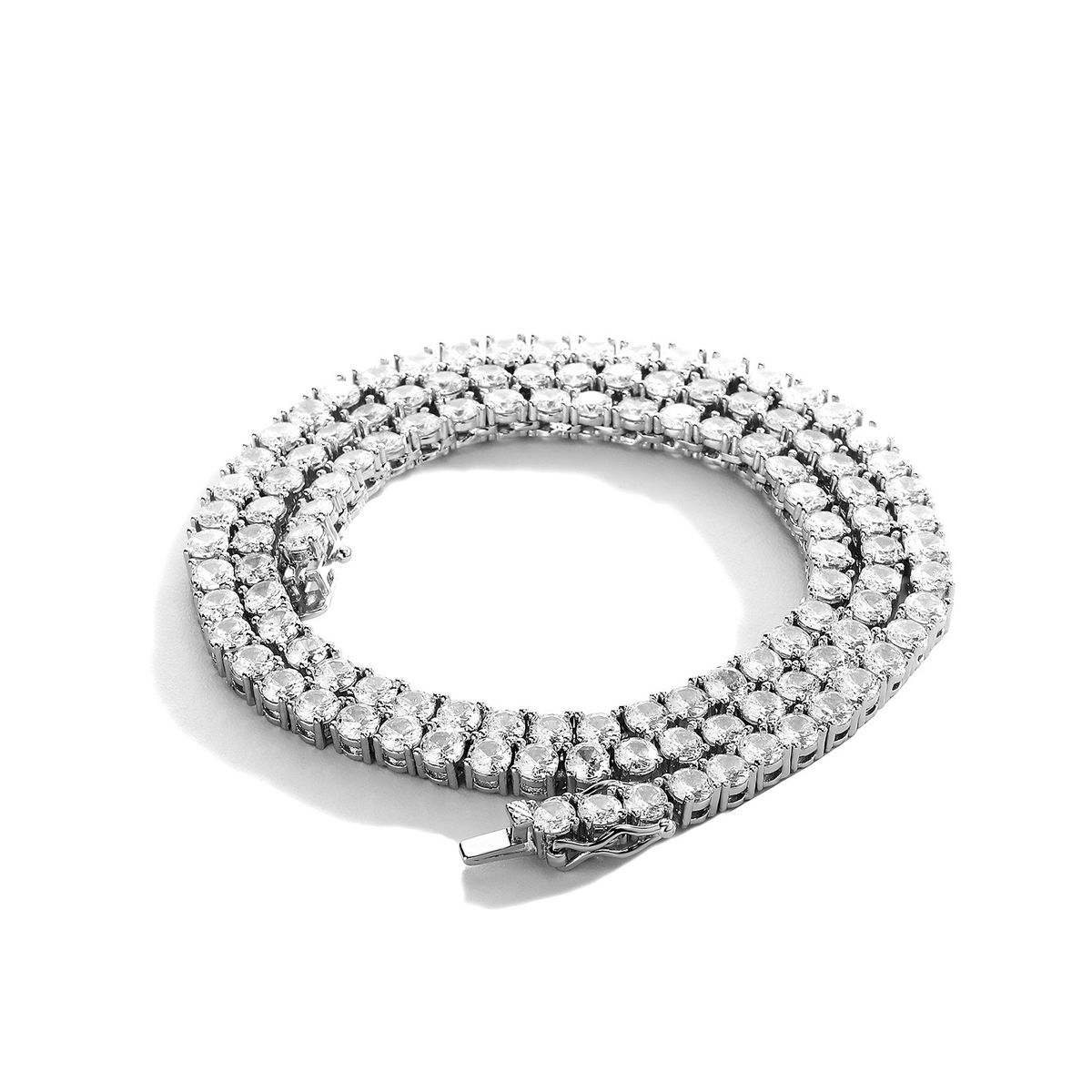 Zircon Tennis Chain Men's Necklace Niche Hip-Hop Jewelry Women's Bracelet_ipsvogv.com