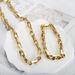 Women's Jewelry Set Fashion Classic Fashion Simple Design Square Corner Square Stainless Steel Chain Necklace Bracelet Jewelry Set_ipsvogv.com