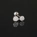 Unisex light luxury micro inlaid zircon piercing ear bone nails female titanium steel screw ear studs piercing earrings_ipsvogv.com