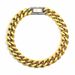 Men's Titanium Cuban Trendy Double-Sided Polished Bracelet Stainless Steel Jewelry Clasp Bangle Accessory_ipsvogv.com