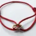 Man Woman Designer Gold Jewlery Unisexstainless Steel Bracelet 3 Metal Buckle Ribbon Lace Up Chain Multicolor_ipsvogv.com