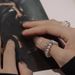 2025 New Niche Design Simple Ring Set For Both Men Women With A Cool And Aloof Style, Consisting Three Layers Of Pearl_ipsvogv.com