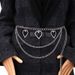 Jewelry Fashion Diamond Heart Shaped Pendant Multi Layer Waist With Dress Body Chain_ipsvogv.com