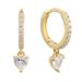 Retro Geometric Earrings For Women Square Pendant Zircon Diamond Earrings For Women Long Hollow Circle Pendant Earrings_ipsvogv.com