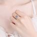Pure Silver Square Bag, Moissanite Ring, Women's Niche, High-end, Light Luxury Jewelry, Jewelry_ipsvogv.com