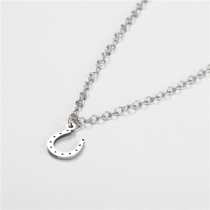 Men's Hip Hop Stainless Steel Necklace Pendant Simple And Versatile Street Jewelry Necklace Titanium Steel Jewelry Necklace_ipsvogv.com