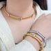Women's Jewelry Set Titanium Steel Trend Personality Suit Elastic Thread Rhinestone Bracelet Collar Fashion Open Collar Bracelet_ipsvogv.com