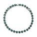 Hip hop diamond emerald rock sugar chain 10mm round hip hop necklace luxury accessories_ipsvogv.com