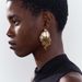 E12969 Summer New Product Alloy Personalized ZA Same Style Irregular Smooth Geometric Earrings_ipsvogv.com