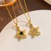 Necklace Women's Pentagram Micro Inlaid Pendant, Korean Internet Celebrity, Simple And Niche Temperament, Versatile,_ipsvogv.com