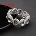 Hot Selling Women's New Creative Handmade Bride Pearl Bracelet Accessories Hand Ring_ipsvogv.com
