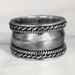 Cao Shi's Net Red Simple Domineering Light Luxury Index Finger Personality Smooth Fried Dough Twists Ring_ipsvogv.com