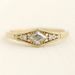 Sanjieins Internet Celebrity New Simple And Fashionable Square Diamond Gold Ring Creative Zircon Women's Jewelry_ipsvogv.com