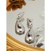 French Style Real Gold High Color Retention Brass Simple Luxury Versatile Water Drop Tassel Women's Earrings_ipsvogv.com