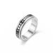 Accessories: Star Moon Titanium Rotating Ring, Stainless Steel Couple Ring_ipsvogv.com
