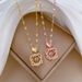 【 Titanium Steel 】 Heart To Heart, Agile, Light Luxury Temperament, Gorgeous Full Diamond Necklace, Women's Versatile_ipsvogv.com