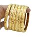 8mm Vietnamese Sand Gold Card Buckle Opening Flower Bracelet Vacuum Plated Color Preserved Women's Fashion Jewelry_ipsvogv.com