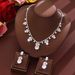 Women’s Jewelry Set Fashion Zircon Heavy Necklace And Earrings Set Luxurious And Atmospheric Set Christmas Gift Set With Gift Box_ipsvogv.com