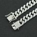 Hip Hop Full Diamond Personalized Broken Heart Bracelet, Men's Trendy and Dominant Punk Bracelet Accessories_ipsvogv.com
