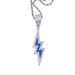 Men's Jewelry Hip Hop New Lightning Pendant White And Blue Color Luminous Necklace Jewelry Popular Jewelry_ipsvogv.com