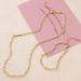 NK Necklace Men's Cuban Vegetarian Set NK3:1 Bracelet Versatile Fashion Collarbone Chain_ipsvogv.com