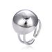 New Version Of The Ins Style Simple Personality Ball Ring Opening Adjustable Unisex Hand Jewelry Net Celebrity Ring_ipsvogv.com