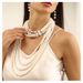 Exaggerated multi-layer pearl with crystal temperament, long sweater chain necklace for women 6580_ipsvogv.com
