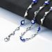 6mm Stainless Steel Colorful Beads Heart Shape Necklace Women Turkish Eye Chain Bracelets Available_ipsvogv.com