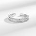 Live Streaming Simple Single Row Colored Zircon For Women In South Korea Fashion Versatile Personalized Foldable_ipsvogv.com