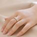 Fashionable Sky Star Titanium Steel Zircon For Female Crystal Diamond Couple Ring Jewelry_ipsvogv.com