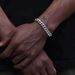 Hip Hop Spring Buckle Stainless Encrypted Cuban Chain Titanium Steel Jewelry High-end Men's Bracelet_ipsvogv.com