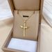 Wings 【 】 Cross Light Luxury Charm Gorgeous Full Diamond Necklace Women's Versatile Clavicle Titanium Steel Chain 【 】_ipsvogv.com