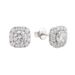 Artificial Gemstone Emerald Square Earrings Retro Earrings Temperament Jewelry S925 Silver Earrings Zircon Inlaid Earrings_ipsvogv.com