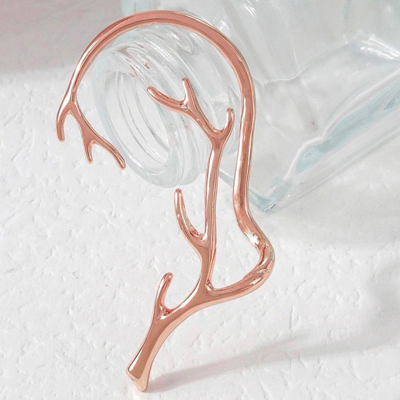 Unisex Hot Sale Geometric Antler Earrings For Women Fashionable And Stylish Earrings Round Earrings For Women_ipsvogv.com