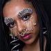 Rhinestone tassel eye mask for women, Bohemian style, exaggerated personality, versatile accessories, Eye mask_ipsvogv.com