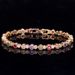 Popular Noble 3A Zircon Bracelet Environmental Protection Copper Electroplating True Gold Color Preservation_ipsvogv.com