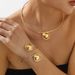 N12348 Advanced Ball Set with Simple Design, and Bracelet, Two Piece Set, Cool Wind Collar_ipsvogv.com