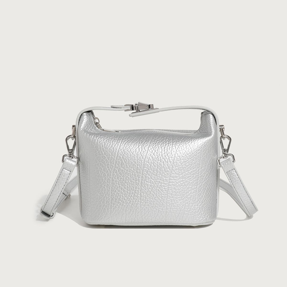 Women's Bag Fashion Portable Bucket Small Bag Women's Niche Design Simple Crossbody Bag French Soft Cotton Shoulder Bag_ipsvogv.com