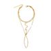 Jewelry Fashion Bohemian Personalized Finger Simple Copper Bead Chain Adjustable Bracelet_ipsvogv.com