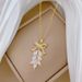 Tassel 【 】 Bow Light Luxury Charm Gorgeous Full Diamond Necklace Women's Versatile Clavicle Chain Titanium Steel 【 】_ipsvogv.com