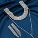 Claw Full Diamond Multi-layer Clavicle Sweater Chain Tassel Necklace Earrings Bracelet Three-piece Set_ipsvogv.com
