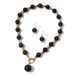 Simple and fashionable diamond inlaid pearl atmospheric short collarbone chain necklace, 6090_ipsvogv.com