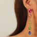 Ins Earrings Personalized Colorful Diamond Crystal Earrings Personalized All Match Net Red Earrings_ipsvogv.com