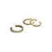Brass With Real Gold Plating, Hot Selling Across, Simple Niche Design, Smooth And Non Pierced Ear Clips With Zircon_ipsvogv.com