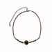 Original Retro New Chinese Tiger Eye Stone Beaded Necklace Female Clavicle Necklace Simple Fashion Niche Hot Girl Personality Accessories_ipsvogv.com