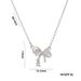 Bow Necklaces Simple, Luxurious And Niche Designs, Love Cat's Eye Stone Pendants For Women With Versatile Collarbone_ipsvogv.com